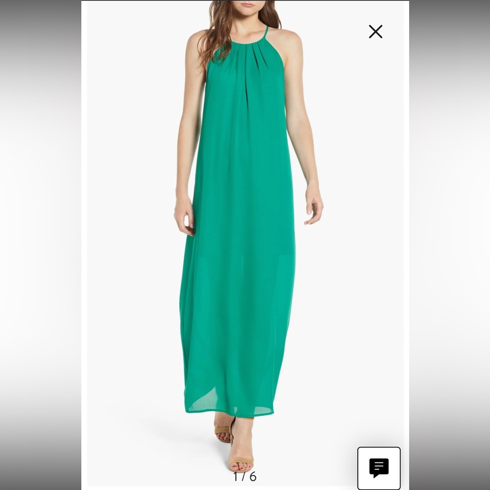 NWT green Everly dress